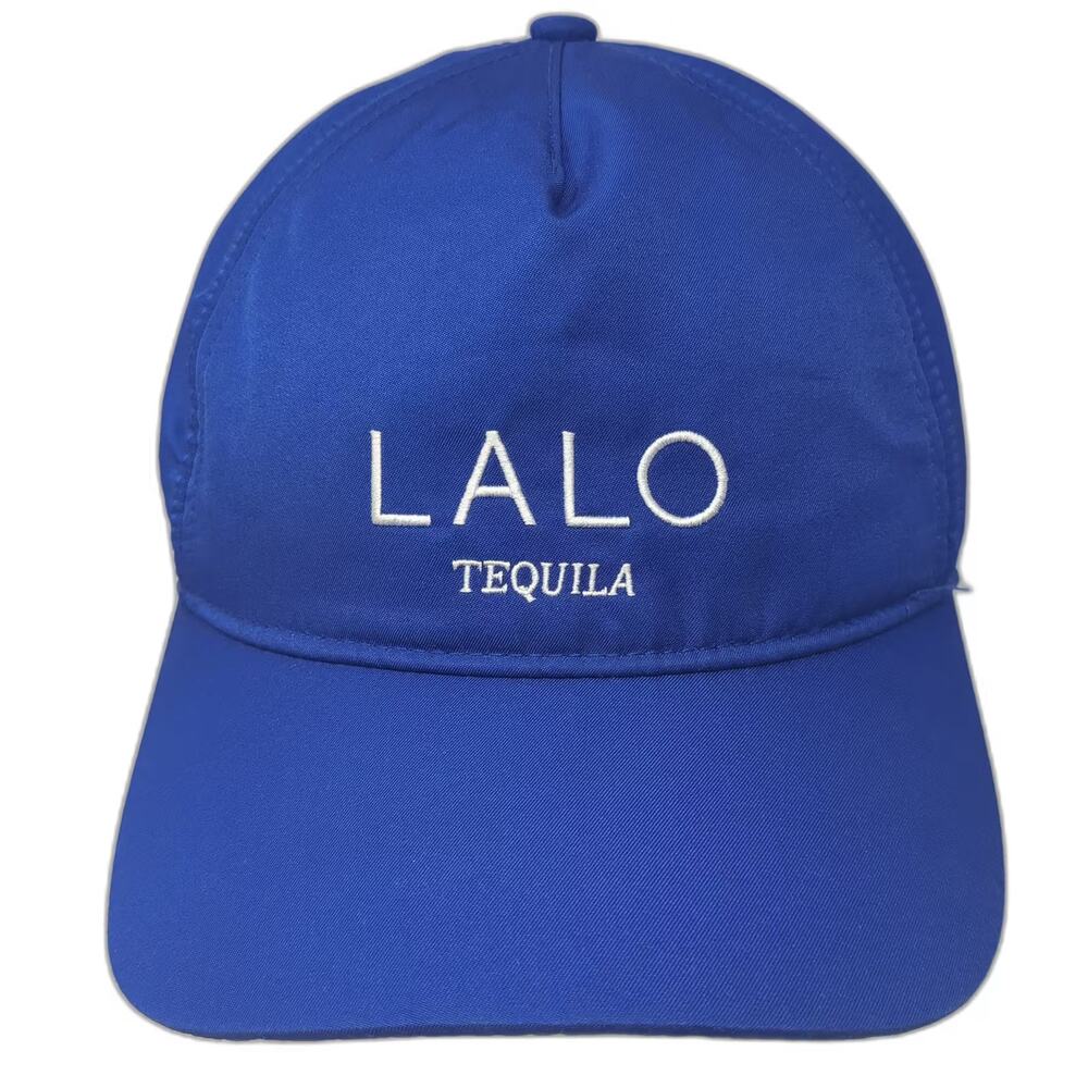 Lalo 5 Panel Hat Blue White OS Embroidered Adjustable Tequila Liquor Promo